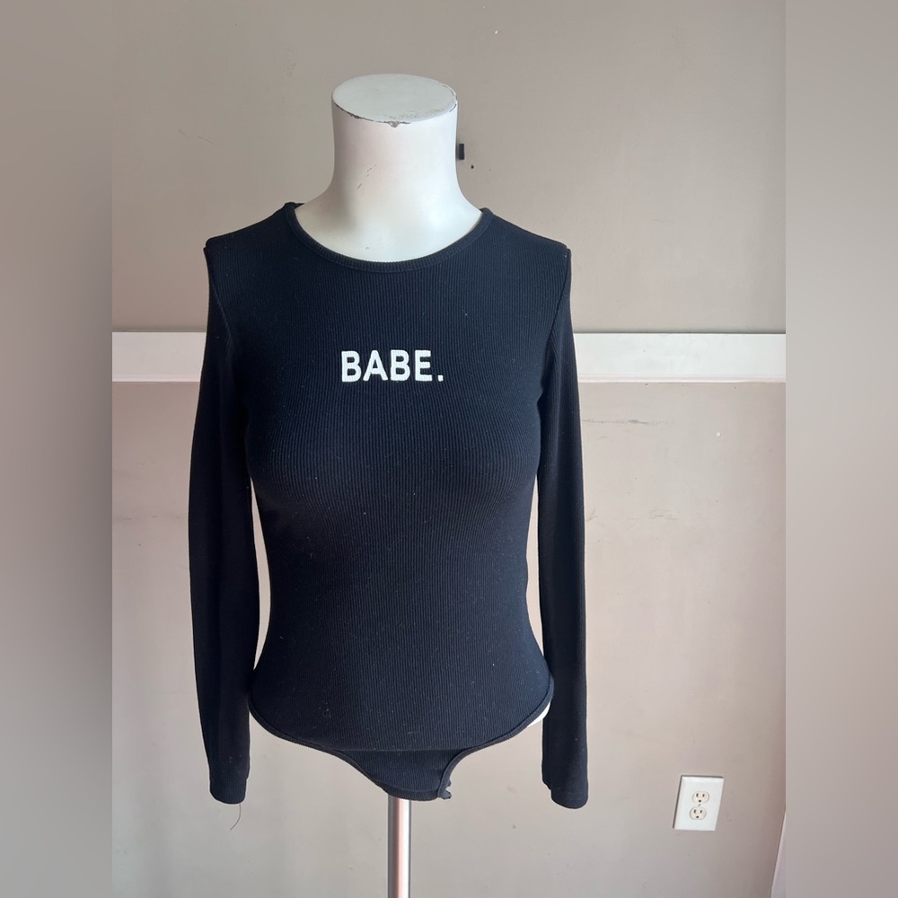 Black Long Sleeve Top